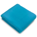 Turquoise Solid Anti-Pill Fleece Fabric